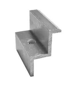 End Clamp 40mm Solar Panel Silver Frame End Bracket 1