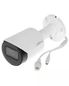 DAHUA Kamera IP Tubowa 2mPX 1/2.8" CMOS Obiektyw 2.8/ 3.6mm IR 30m IP67 SMD+STARLIGHT+Mikrofon Biały 0