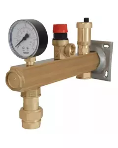 FERRO Grupa Bezpieczeństwa C.O. 3 bar Z Szybkozłączem Do Naczynia Przeponowego 1