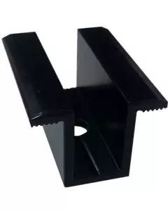 Mid Clamp 30-40mm Solar Panel Black Frame Mid Bracket 1