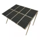 ONETRIC Konstrukcja Gruntowa Dwupodporowa V2 Pion Uniwersalna Wys. Paneli Szer. do 1152mm 1.15m