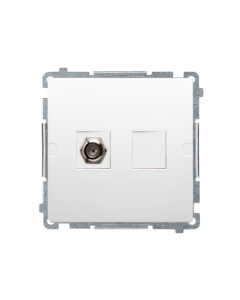 KONTAKT-SIMON BASIC Moduł Biały Gniazdo TV Typ F 1