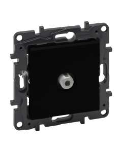 LEGRAND NILOE STEP Moduł Czarny Gniazdo TV Typ "F" Końcowe Gwiazda 1.5dB 0-2400MHz