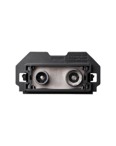 KONTAKT-SIMON 100 Mechanizm Gniazdo Antenowe R/TV-SAT Końcowe 1/2 Bez Ramki Montażowej Zaciski Śrubowe 1