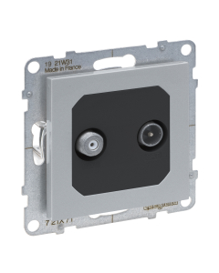 LEGRAND SUNO 2 Moduł Aluminium Gniazdo TV-SAT Końcowe 2 Przewody 1.5dB