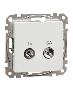 SCHNEIDER ELECTRIC SEDNA DESIGN Moduł Biały Gniazdo TV-SAT Końcowe 4dB Zaciski Śrubowe 1