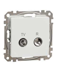 SCHNEIDER ELECTRIC SEDNA DESIGN Moduł Biały Gniazdo RTV Końcowe 4dB Zaciski Śrubowe 1