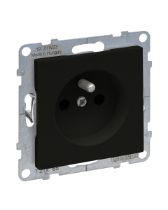 LEGRAND SUNO 2 Moduł Czarny Gniazdo 1xZ/U Zaciski Śrubowe 16A-250V 1
