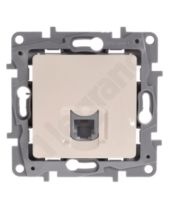 LEGRAND NILOE 2/ECO Moduł Krem Gniazdo Telefoniczne 1xUAE 4 Płaskie