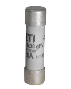 ETI-POLAM 10x38 GPV 16A Wkładka Topikowa Cylindryczna PV 1000V DC GREEN PROTECT 1