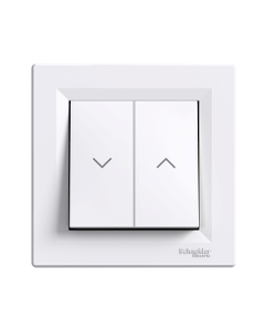 SCHNEIDER ELECTRIC ASFORA Biały Łącznik Żaluzjowy Zaciski Sprężynowe 10AX-250V