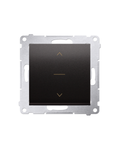 KONTAKT-SIMON 54 Moduł Antracyt Łącznik Żaluzjowy 1-0-2 "Strzałki" Zaciski Sprężynowe 10A-250V 1