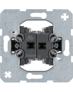 HAGER ONE PLATFORM Mechanizm Łącznik Żaluzjowy 2x Zaciski Sprężynowe 10A-250V