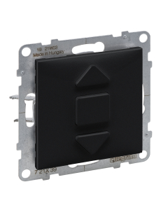 LEGRAND SUNO 2 Moduł Czarny Łącznik Żaluzjowy "Strzałki-Stop" Zaciski Sprężynowe 6AX-250V