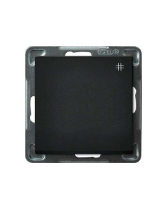 OSPEL SONATA Moduł Czarny Metalik Łącznik Krzyżowy Zaciski Sprężynowe 16AX-250V 1