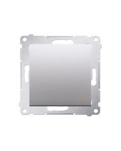 KONTAKT-SIMON 54 Moduł Srebrny Mat Łącznik Uniwersalny "Schody" Zaciski Sprężynowe 10AX-250V 1