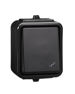 SCHNEIDER ELECTRIC CEDAR Czarny Łącznik NT Uniwersalny "Schody" IP44 Zaciski Śrubowe 10A-250V 1