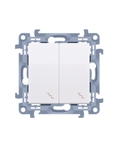 KONTAKT-SIMON 10 Moduł Biały Łącznik Uniwersalny 2x Zaciski Śrubowe 10AX-250V 1