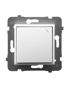 OSPEL ARIA Moduł Biały Łącznik Uniwersalny "Schody" Zaciski Sprężynowe 10AX-250V 1