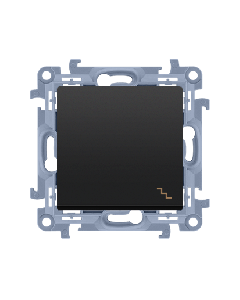 KONTAKT-SIMON 10 Moduł Czarny Mat Łącznik Uniwersalny "Schody" Samozaciski 10AX-250V 1