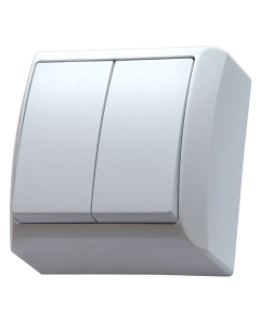 OSPEL BIS Biały Łącznik NT Seryjny IP20 Zaciski Sprężynowe 10AX-250V 1