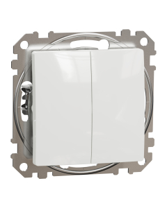 SCHNEIDER ELECTRIC SEDNA DESIGN Moduł Biały Łącznik Seryjny Zaciski Sprężynowe 10AX-250V 1