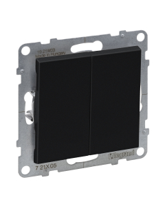 LEGRAND SUNO 2 Moduł Czarny Łącznik Seryjny Zaciski Sprężynowe 10AX-250V 1