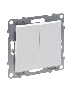 LEGRAND SUNO 2 Moduł Biały Łącznik Seryjny Zaciski Sprężynowe 10AX-250V 1