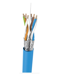 BKT ELEKTRONIK U/FTP LSHF KAT.6 BKT 455 Kabel Komputerowy LAN Drut Niebieski DCA