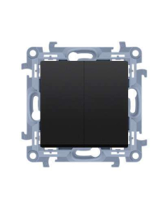 KONTAKT-SIMON 10 Moduł Czarny Mat Łącznik Samozaciski 10AX-250V 1