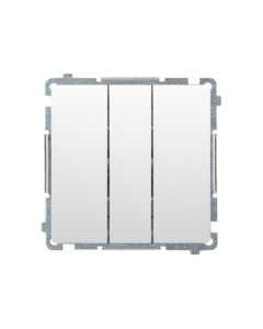 KONTAKT-SIMON BASIC Moduł Biały Łącznik 3x Zaciski Sprężynowe 10AX-250V 1