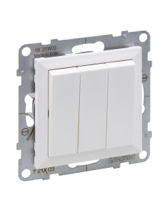 LEGRAND SUNO 2 Moduł Biały Łącznik 3x Zaciski Śrubowe 20AX-250V 1
