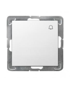 OSPEL IMPRESJA Moduł Biały Przycisk "Dzwonek" Zaciski Sprężynowe 10AX-250V 1