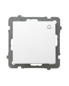 OSPEL AS Moduł Biały Przycisk "Dzwonek" Zaciski Śrubowe 10AX-250V 1