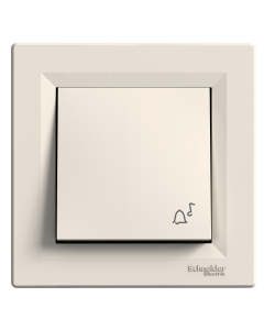 SCHNEIDER ELECTRIC ASFORA Krem Przycisk "Dzwonek" Zaciski Sprężynowe 10AX-250V