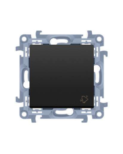 KONTAKT-SIMON 10 Moduł Czarny Mat Przycisk "Dzwonek" Samozaciski 10AX-250V