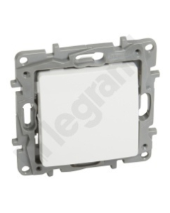 LEGRAND NILOE 2/ECO Moduł Biały Przycisk 1x1Z Zaciski Sprężynowe 6A-250V 1