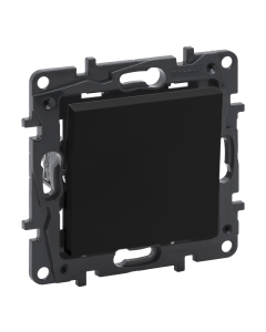 LEGRAND NILOE STEP Moduł Czarny Przycisk 1x1Z Zaciski Sprężynowe 6A-250V