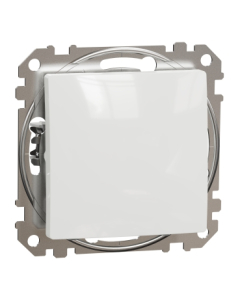 SCHNEIDER ELECTRIC SEDNA DESIGN Moduł Biały Przycisk 1x1Z Zaciski Sprężynowe 10A-250V 1