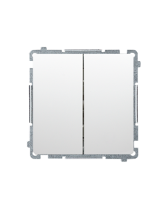 KONTAKT-SIMON BASIC Moduł Biały Przycisk 2x2Z Zaciski Sprężynowe 10AX-250V 1