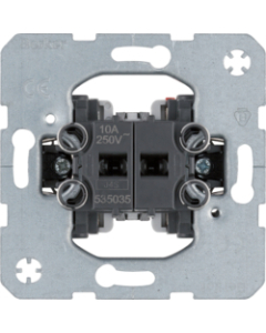 HAGER ONE PLATFORM Mechanizm Przycisk 2x2Z Zaciski Sprężynowe 10A-250V