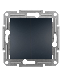 SCHNEIDER ELECTRIC ASFORA Moduł Antracyt Przycisk 2x2Z Zaciski Sprężynowe 10AX-250V