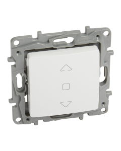 LEGRAND NILOE 2 Moduł Biały Przycisk Do Sterowania Roletami 3-Stopniowy Bezpośredni Zaciski Sprężynowe 6A 1