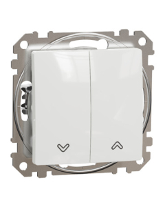 SCHNEIDER ELECTRIC SEDNA DESIGN Moduł Biały Przycisk Żaluzjowy "Strzałka" Zaciski Sprężynowe 10A-250V 1