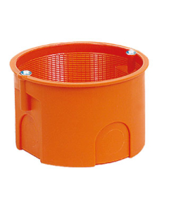 SIMET Z 60KFW Puszka Instalacyjna PT 1xFI60 41mm Płytka Z Wkrętami Pomarańczowy 1