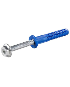 RAWLPLUG FFS Kołek Ramowy Poliamidowy Z Krótką Strefą Rozporu Z Kołnierzem 10x50mm I Wkrętem Z Łbem Sześciokątnym