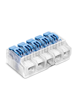 SIMET SzybkoZłączka Z Dźwignią SCL5 Transparentny/Niebieski 1