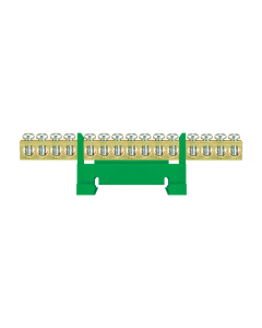 PAWBOL LZ15/Z Listwa Zaciskowa 15x16.0mm2 Na Szynę Zielony