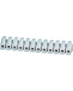 SIMET LPA12-4 Listwa Zaciskowa Gwintowa Termoplastyczna Z Podkładką 4mm2 12 Torów