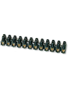 SIMET LTA12-6.0D Czarny Listwa Zaciskowa Gwintowa Termoplastyczna 6.0mm2 12 Torów